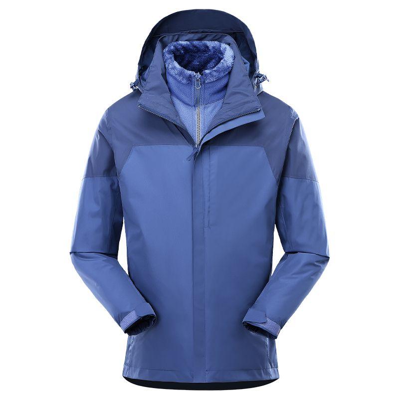 Fernlow Damen 3-in-1 Outdoorjacke – wasserdichte Jacke mit herausnehmbarem Fleece