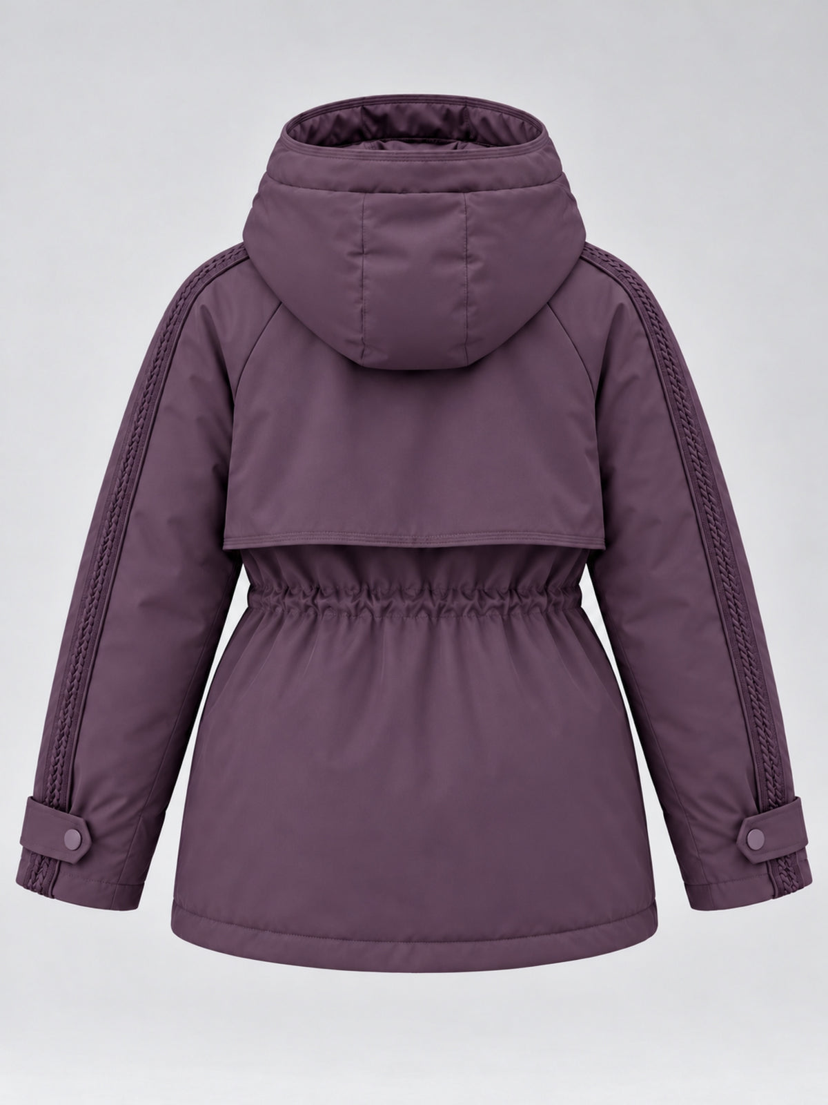 Fernlow Damen-Parka mit Kapuze – hüftlanger Wintermantel